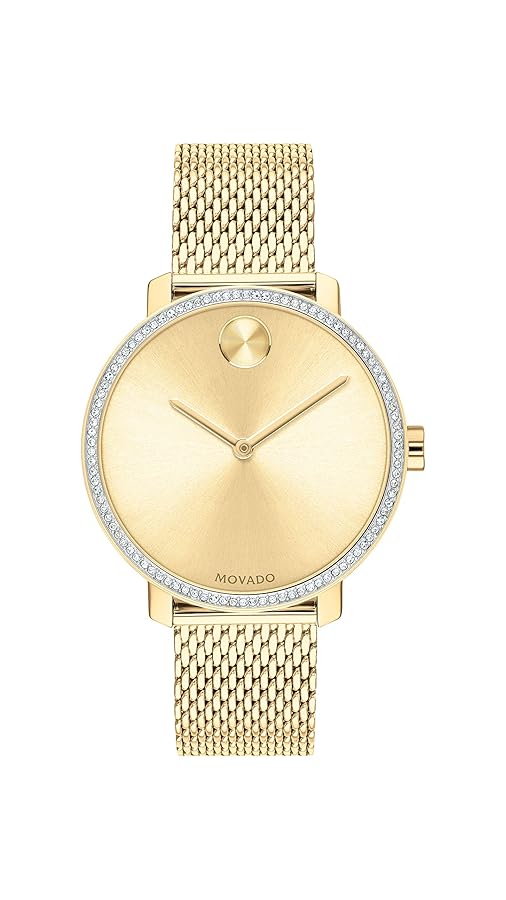 モバード腕時計　クォーツ　(レディース） Amazon | Movado Moda レディース腕時計 - スイスクォーツ 2H